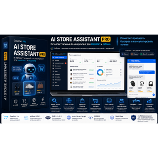 AI Store Assistant PRO — AI-консультант для OpenCart